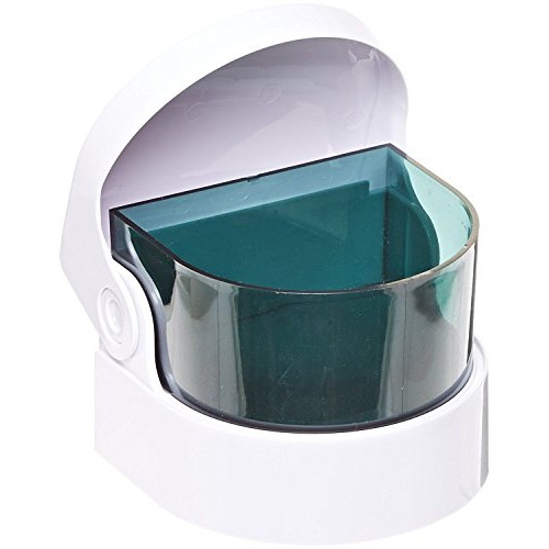 Sonic Cordless Denture Cleaner Portable Battery Operated Vibrating Jewelry Co...