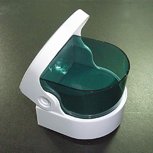 Sonic Cordless Denture Cleaner Portable Battery Operated Vibrating Jewelry Co...