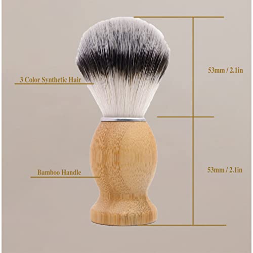 KIKC Handmade Shaving Brush, Professional Design for men's shaving, Synthetic...