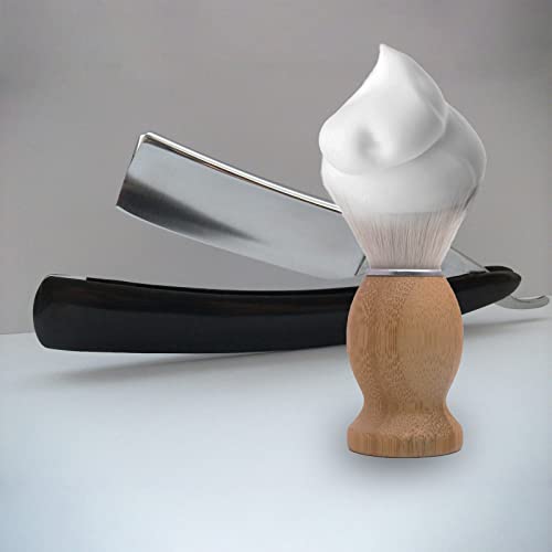 KIKC Handmade Shaving Brush, Professional Design for men's shaving, Synthetic...