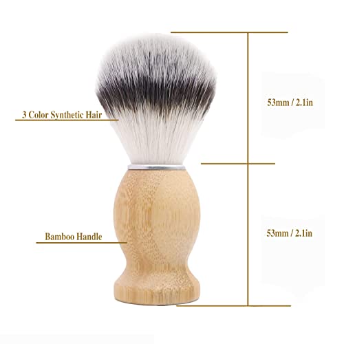 KIKC Handmade Shaving Brush, Professional Design for men's shaving, Synthetic...