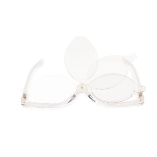 Kikkerland Magnifying Flip Lens Makeup Glasses