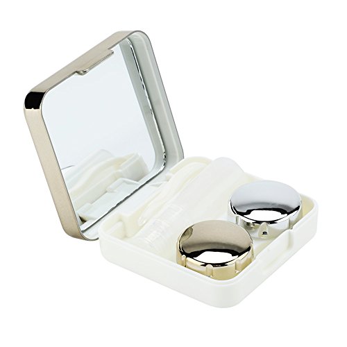 Lens Box, Contact Lens Travel Kit Contact Case with Cleaner Washer Delicate a...