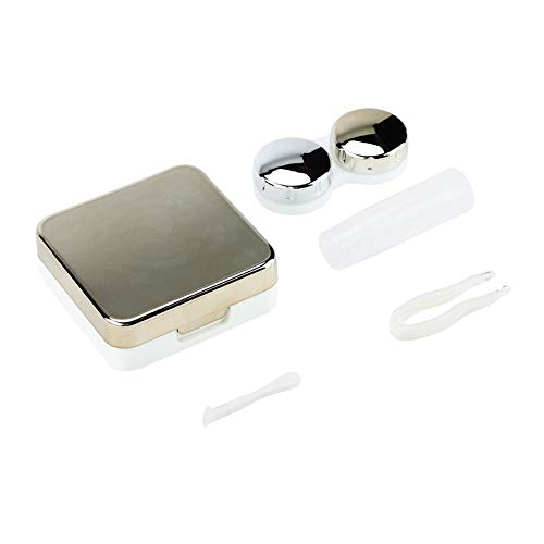 Lens Box, Contact Lens Travel Kit Contact Case with Cleaner Washer Delicate a...