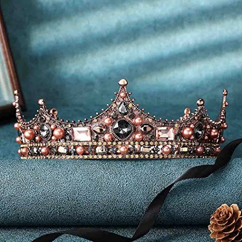 Kilshye Baroque Crown Vintage Crowns and Tiaras Rhinestone Tiara Queen Tiaras...