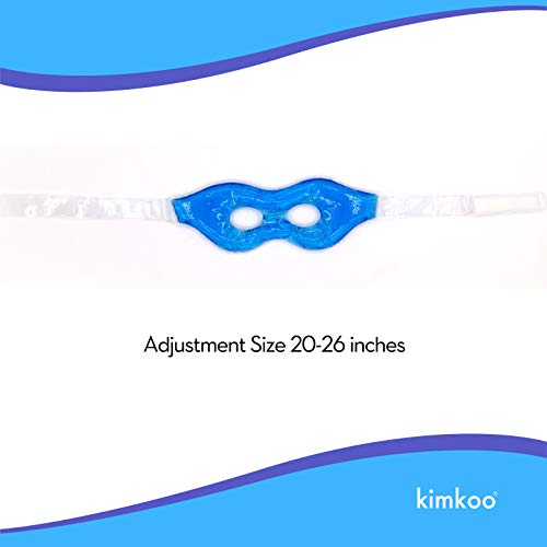 Kimkoo Gel Eye Mask Cold Pads&Cool Compress for Puffy Eyes and Dry Eye,Coolin...