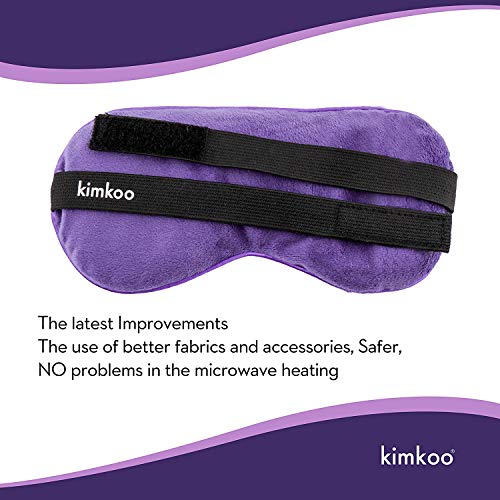 Kimkoo Moist Heat Eye Compress&Microwave Hot Eye Mask for Dry Eyes，Natural a...