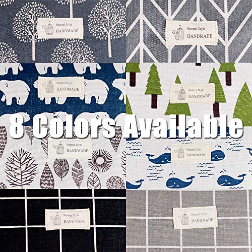 Kimoli 2 Pcs Canvas Cosmetic Bags, Printed Makeup Bag, Multi-Function Travel ...