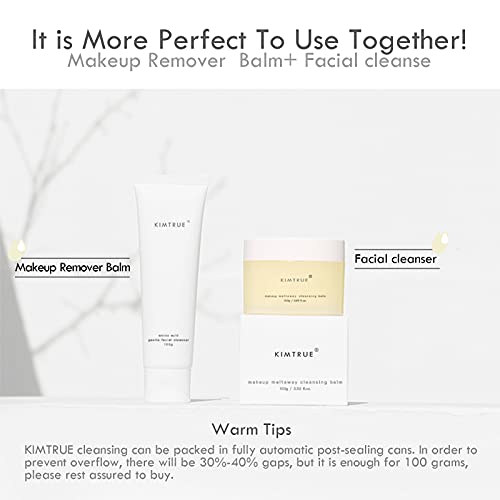 KIMTRUE Facial Cleanser, Face Wash, Amino Acid Gentle Face Cleanser Suitable ...