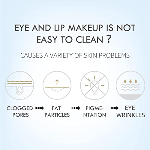 KIMTRUE Gentle Eye and Lip Makeup Remover, 2 in 1 Makeup Cleansing Oil with B...