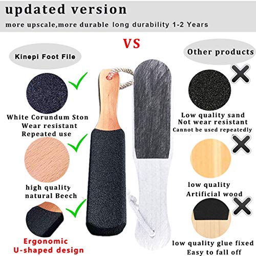 Kinepi Foot Scrubber Pedicure Foot File Pumice Stone,Professional Pedicure Su...