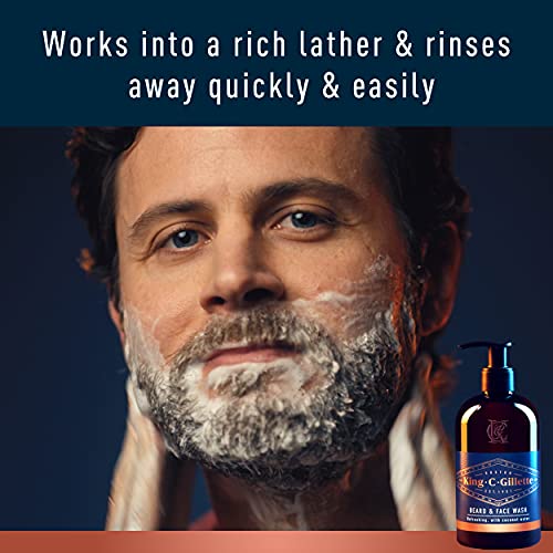 King C. Gillette Complete Men's Beard Care Gift Kit, Double Edge Safety Razor...