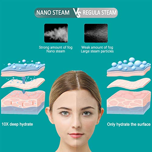 Facial Steamer Face Steamer KINGA Hot Mist Skin Moisturizing Opening Skin Por...