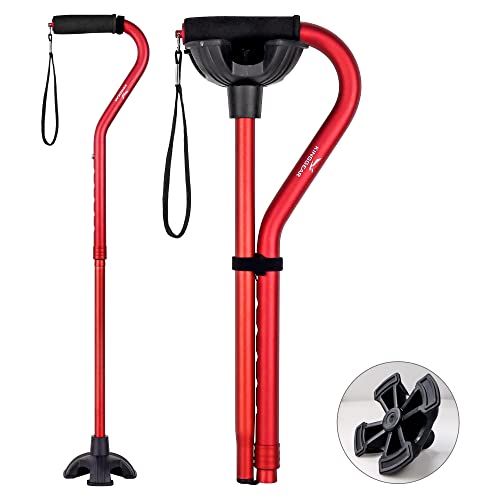 KingGear Walking Cane for Men & Women - Adjustable, Lightweight & Sturdy Offs...