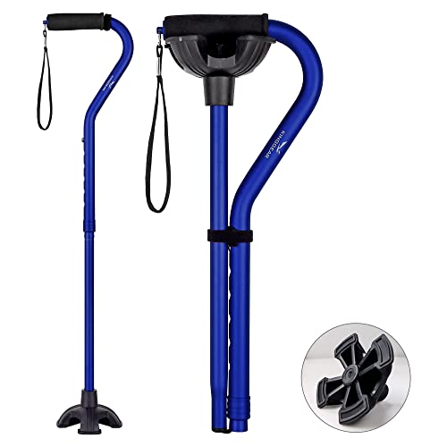 KingGear Walking Cane for Men & Women - Adjustable, Lightweight & Sturdy Offs...