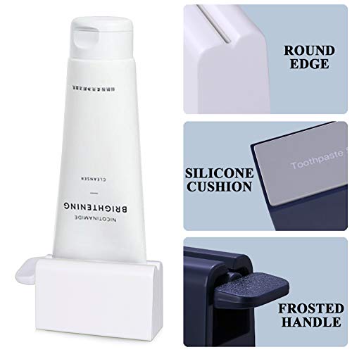 KINGOU Toothpaste Squeezer Minimalist Tube Squeezer Dispenser ABS Tube Squeez...