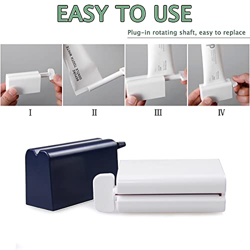 KINGOU Toothpaste Squeezer Minimalist Tube Squeezer Dispenser ABS Tube Squeez...