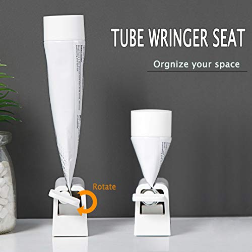 KINGOU Toothpaste Squeezer Minimalist Tube Squeezer Dispenser ABS Tube Squeez...
