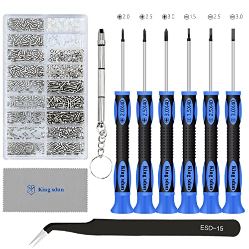 Kingsdun Eyeglass Repair Kit, Professional Glasses Precision Screwdriver Tool...