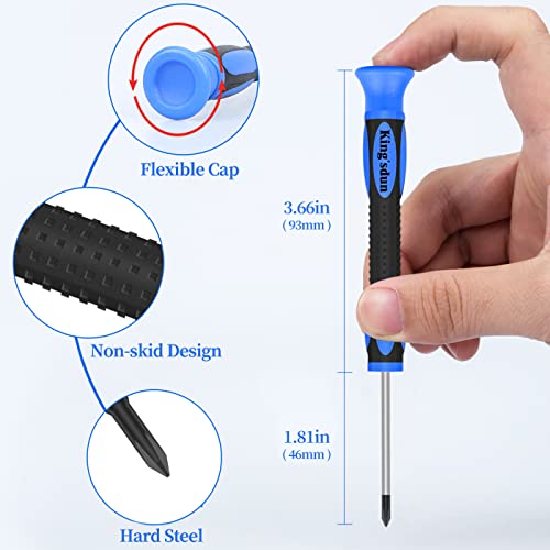 Upgraded Precision Screwdriver Set, Eyeglass Repair Kit with Glasses Screws, ...