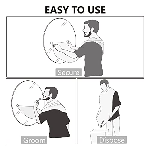 Kingsmile Beard Bib, Waterproof Shave Apron, Beard Apron for Shaving and Trim...