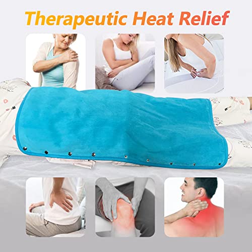 Kingvilla Electric Heating Pad or Foot Warmer for Moist & Dry Therapy - Extra...