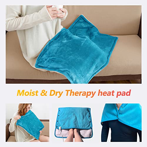 Kingvilla Electric Heating Pad or Foot Warmer for Moist & Dry Therapy - Extra...