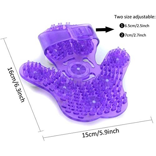 Kioer Deep Tissue Massage Roller Glove for Neck, Chest, Foot, Hamstrings, Thi...