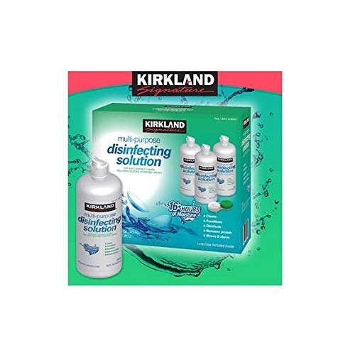 Kirkland Signature Multi-Purpose Sterile Solution for Any Soft Contact Lens, ...