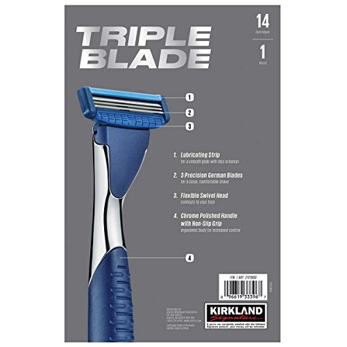Kirkland Signature Triple Blade Razor 14-count