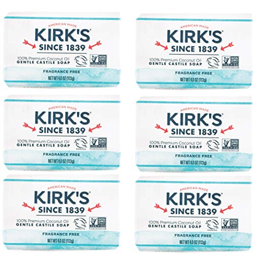 Castile Bar Soap by Kirk’s | Natural Soap for Men, Women & Children | Premium...