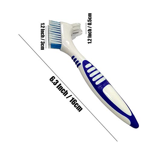 KISEER 2 Pack Denture Bath Case Cup Box Holder Storage Container with Denture...