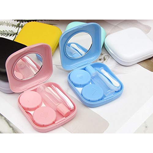 KISEER 6 Pack Colorful Contact Lens Case Travel Kit Contact Box Holder Soak S...