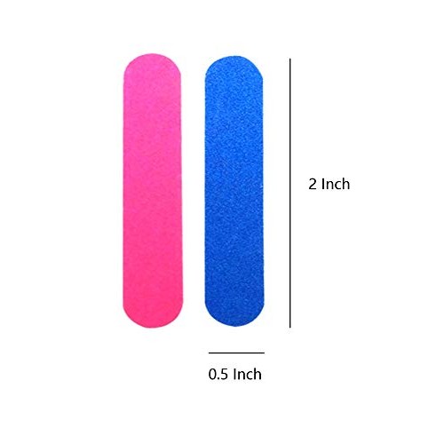 KISEER Mini Nail Files Bulk, 100 Pcs Disposable Double Sided Emery Boards Tra...