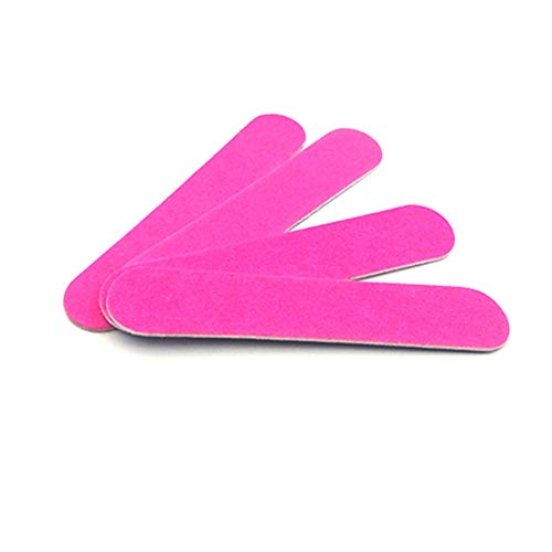 KISEER Mini Nail Files Bulk, 100 Pcs Disposable Double Sided Emery Boards Tra...