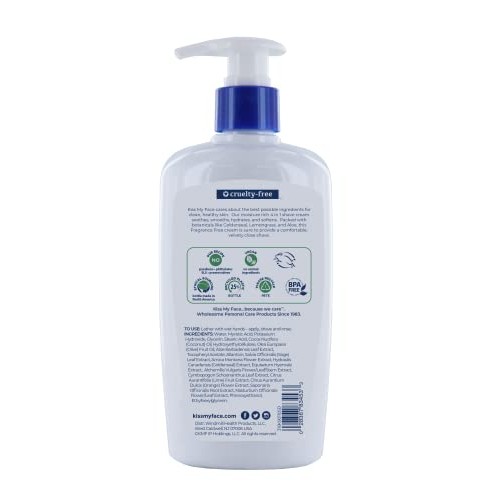 Kiss My Face Fragrance Free Moisture Shave, 11 Fl Oz