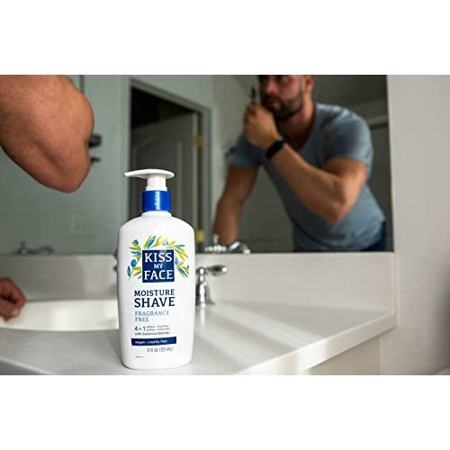 Kiss My Face Fragrance Free Moisture Shave, 11 Fl Oz