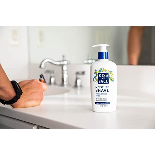 Kiss My Face Fragrance Free Moisture Shave, 11 Fl Oz