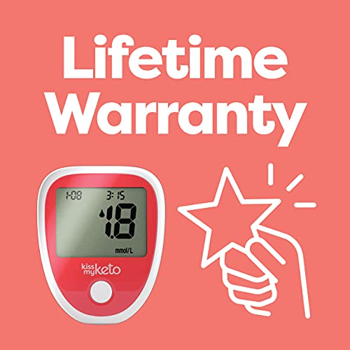 Kiss My Keto Blood Meter Kit for Ketosis Testing — 1 x Keto Meter (Pre-Calibr...