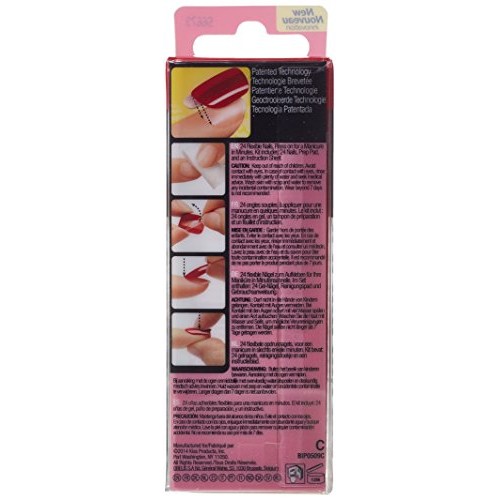 Kiss Products Text Appeal False Nail, 24 Count