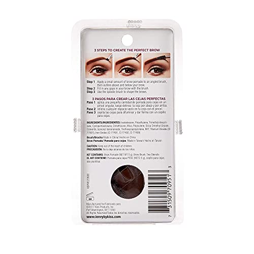 iEnvy by KISS All-In-One Brow Pomade Chocolate KBPM02 Waterproof Long Lasting...