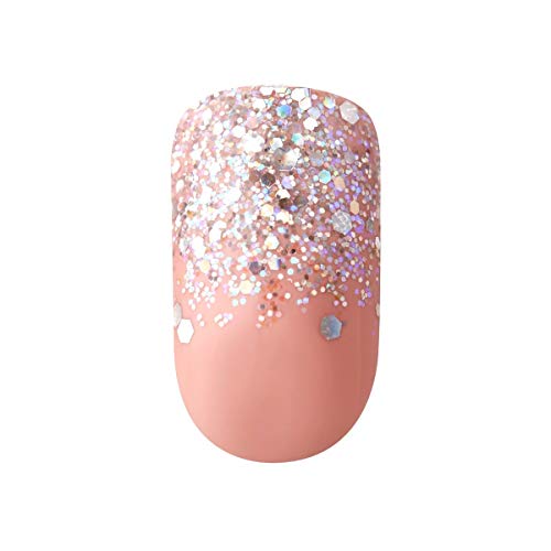 KISS Gel Fantasy Ready-to-Wear Press-On/Glue-On Gel Nails, Style “Warning Sig...