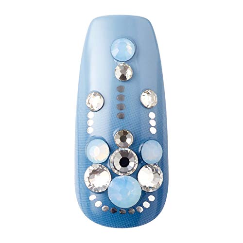 KISS Masterpiece One-Of-A-Kind Luxe Mani, Long Length, Premium Acrylic Fake N...