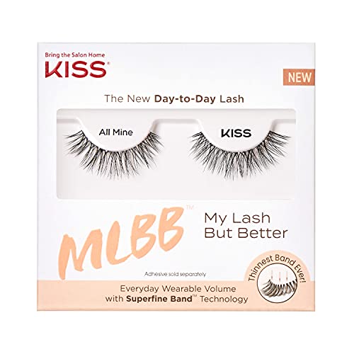 KISS MLBB My Lash But Better Everyday Wearable Volume False Eyelashes with Su...