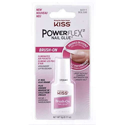 Kiss Powerflex-Brush-on Glue, 0.17 Ounce (2 Pack)