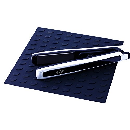 Kiss Products Silicone Protection HeatResistant Mat, 0.45 Pound, Black, 1 Count