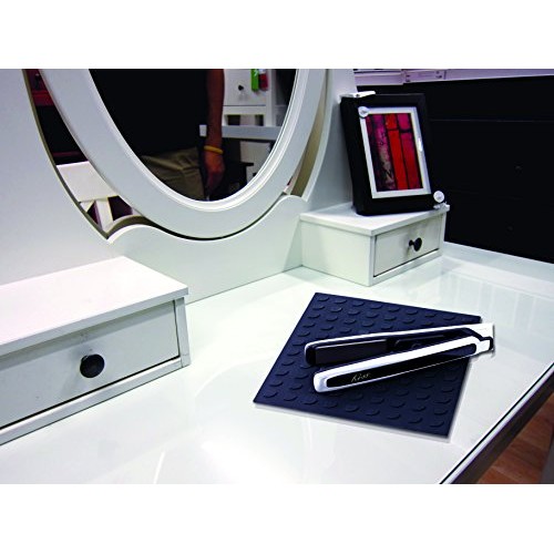 Kiss Products Silicone Protection HeatResistant Mat, 0.45 Pound, Black, 1 Count