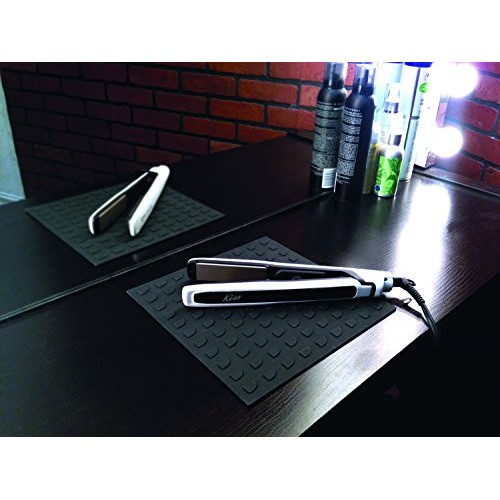 Kiss Products Silicone Protection HeatResistant Mat, 0.45 Pound, Black, 1 Count