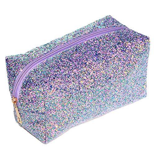 Colorful Glitter Shine Cosmetic Pouch Waterproof Zipper Handbag Carry Case Or...
