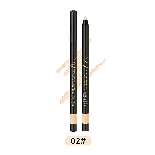 KISSIO Concealer Pencil,Under Eye Concealer,Cover Acne and Freckles,Brightene...